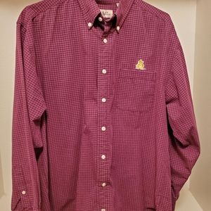 ASU mens long sleeve button up vesi sportwear L